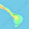Topografische Karte Isla Natividad, Höhe, Relief