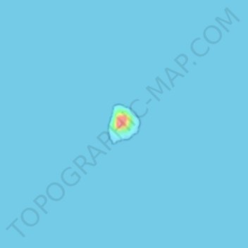 Topografische Karte Isola del Toro, Höhe, Relief