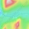 Topografische Karte Llyn Ogwen, Höhe, Relief