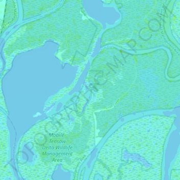 Topografische Karte Raft River, Höhe, Relief