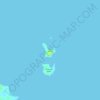 Topografische Karte Cabog Island, Höhe, Relief