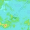 Topografische Karte Fiji Island, Höhe, Relief