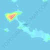 Topografische Karte Guintinua Island, Höhe, Relief