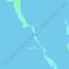 Topografische Karte Little Halls Pond Cay, Höhe, Relief
