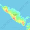Topografische Karte San Miguel Island, Höhe, Relief