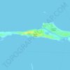 Topografische Karte Russell Island, Höhe, Relief