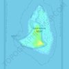 Topografische Karte St Helena Island National Park, Höhe, Relief