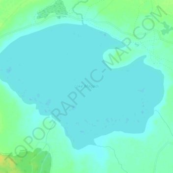 Topografische Karte Lac Magadi, Höhe, Relief