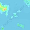 Topografische Karte Abanay Island, Höhe, Relief