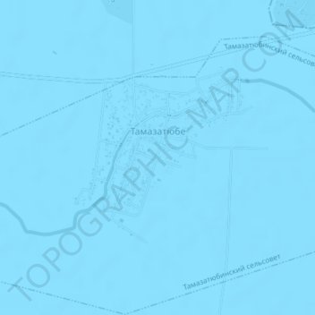 Topografische Karte Тамазатюбе, Höhe, Relief