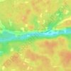 Topografische Karte Key River, Höhe, Relief