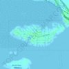 Topografische Karte Galveston County, Höhe, Relief