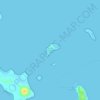 Topografische Karte Curley (B.P.) Island WLS, Höhe, Relief