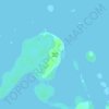 Topografische Karte Caballo Island, Höhe, Relief