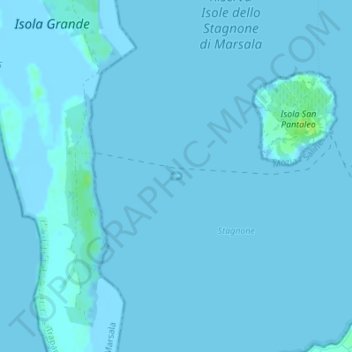 Topografische Karte Isola La Scuola, Höhe, Relief