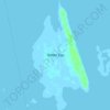 Topografische Karte Water Cay, Höhe, Relief