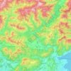 Topografische Karte Valle Sabbia, Höhe, Relief