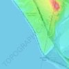 Topografische Karte Playa Las Palmeras, Höhe, Relief