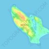 Topografische Karte Isla Quenu, Höhe, Relief
