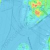 Topografische Karte Battery Park, Höhe, Relief