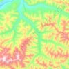 Topografische Karte Балаганах, Höhe, Relief