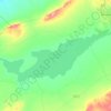 Topografische Karte Chott Zahrez Gharbi, Höhe, Relief