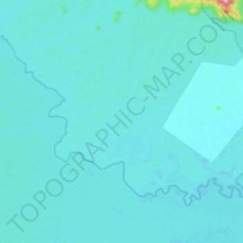 Topografische Karte Rio Catrimani, Höhe, Relief