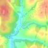 Topografische Karte Бухарино, Höhe, Relief