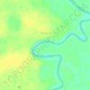 Topografische Karte Баландина, Höhe, Relief