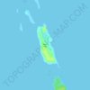 Topografische Karte Devil's Cay, Höhe, Relief
