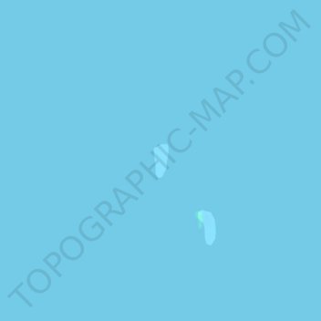 Topografische Karte Gatusan Islands, Höhe, Relief