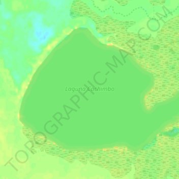 Topografische Karte Laguna Cachimbo, Höhe, Relief