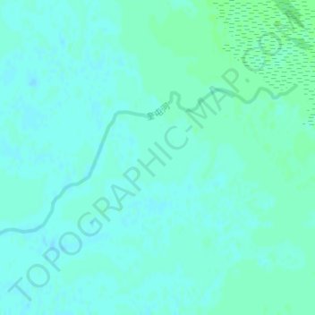 Topografische Karte Kuytun River, Höhe, Relief