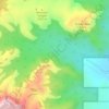 Topografische Karte Bryce Canyon, Höhe, Relief