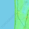 Topografische Karte Seaford Beach, Höhe, Relief