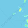 Topografische Karte Yellow Island, Höhe, Relief