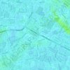 Topografische Karte Highbury Park, Höhe, Relief