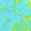 Topografische Karte Dingwall Island, Höhe, Relief