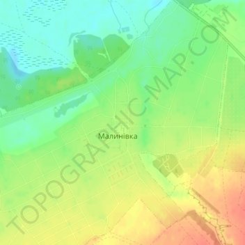 Topografische Karte парк ім Т.Г. Шевченка, Höhe, Relief