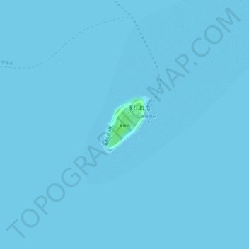 Topografische Karte Drummond Island, Höhe, Relief