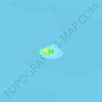 Topografische Karte Arrecife Island, Höhe, Relief