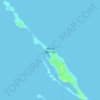 Topografische Karte Man O War Cay, Höhe, Relief