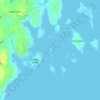 Topografische Karte Bass Island, Höhe, Relief