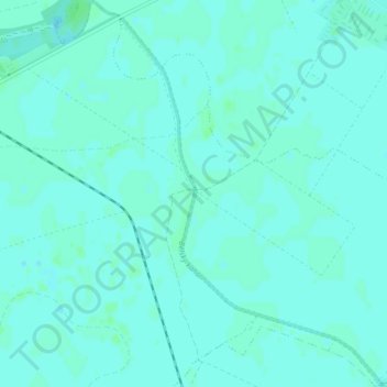 Topografische Karte Belský kanál, Höhe, Relief