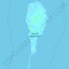 Topografische Karte Isla de Pescadores, Höhe, Relief