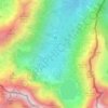 Topografische Karte Meerauge, Höhe, Relief