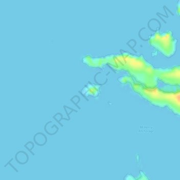 Topografische Karte Avon Island, Höhe, Relief