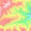 Topografische Karte Río Ilampu, Höhe, Relief