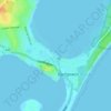 Topografische Karte Dunkey Island, Höhe, Relief