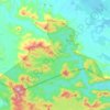 Topografische Karte Taman Negeri Rompin Pahang, Höhe, Relief